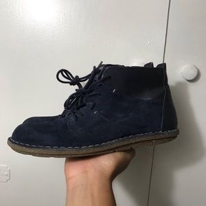 Clarks chukka leather boots winter